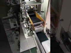 ПЛК-управляемый блок передачи текстильной бумаги блок преобразования текстильной бумаги 5-7 текстильных листов video