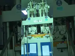 170-тонная вертикальная двойная цветовая инжекционная литейная машина для ремешков video