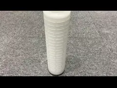 10 дюймов длины полипропиленовый материал ПП плетный фильтр с конечными крышками video