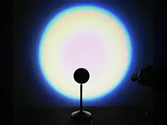 Дистанционное управление Современная фотография Изменение цвета Закат света Проекторные лампы для радуги USB video