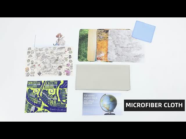 再利用可能なマイクロファイバー用布 160-230gmレンズ用布 カメラ用レンズと光学用布