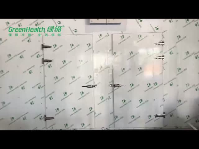 Хранилище в холодильной камере Рыба Курица ходьба в морозильнике Около 105 кубических метров видео