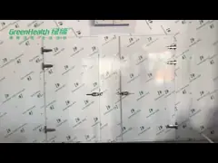 Хранилище в холодильной камере Рыба Курица ходьба в морозильнике Около 105 кубических метров video