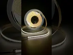 Домашнее убранство 20м Без падения напряжения 24В 480LEDs/M Режущаяся гибкая высокая плотность COB светодиодная лента video