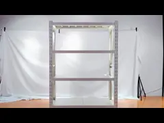 Специализированные металлические стеллажи для складов video