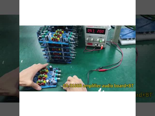 CA-3166B Tabela de amplificador Bluetooth 2*50W+100W 4~8ohm DC12~24V TPA3116D2