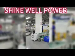 5000 Вт Складируемая домашняя батарея отключена от сети Складируемые солнечные батареи 120 КГ/модуль video