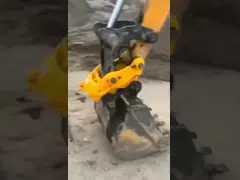 Прочный Cat 306 мини экскаватор быстрый сцеплятель для 7 тонн экскаватор на заказ video