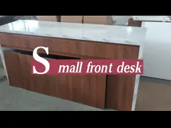 1100Hmm White Office Reception Desk 78.7 Inch With Reception Counter