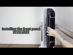 Офисная система распознавания лиц, дверной замок, сканер отпечатков пальцев, система доступа к двери video