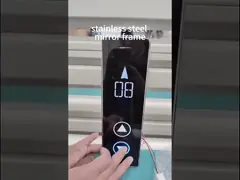 Black Toughened Glass Elevator Touch Lop Panel Classic Lift Part