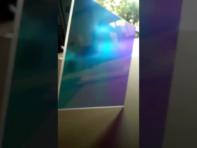 Folhas de plexiglás de poliiridescência arco-íris de 3 mm folhas de PMMA folha acrílica