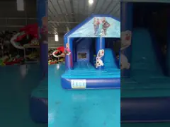 Ледяная принцесса коммерческие надувные комбо Принцесса Боунси замок 3.6х3х3м video