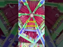 Подгонянный обрамленный павильон китайского стиля газебо сени легкий собирает двойной слой video