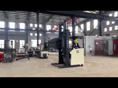 Операции на складе Vna Stacker 1,5 т. Электрический вилочный погрузчик с узким проходом video