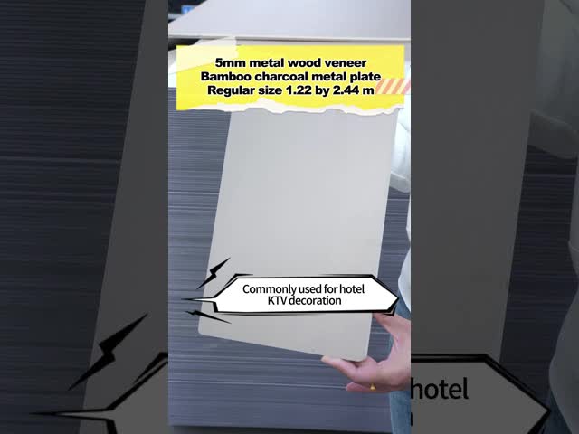 ПВХ Декорация Бамбук Уголь Дерево Металлическая Стенная доска Стенные панели внутреннего отделения высокой плотности видео