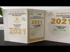 3D Dynamische Holografische Veiligheidsstickers die Laser Holografisch Logo Sticker bronzen