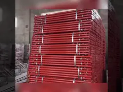 Прочный регулируемый стальной реквизит с регулируемой высотой для прочных телескопических реквизитов для эстакад video