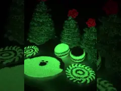 150D Glow In The Dark Yarn Crochet Green  Luminous Embroidery Thread
