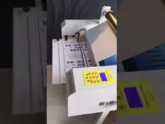 50 Вт 3 м/мин Цифровой фольговый принтер Золотая фольга штамповщик video