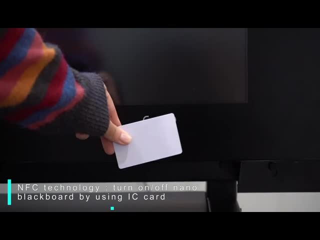 Nano blackboard NFC turn panel on & off
