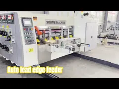 Коробка упаковки Картонная коробка изготавливающая машина с высокопроизводительной и многоцветной печатью video