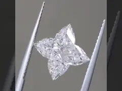 ホワイトラボ栽培ダイヤモンド 4CT CVD LV カット・ロースダイヤモンド DEF VS1 宝石飾り