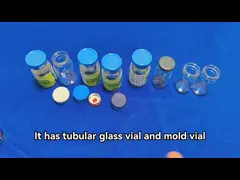 Стерильные флаконы 10 мл 15 мл 20 мл Нейтральный боросиликат Стерильные флаконы для инъекций video