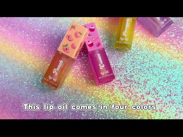 マジック・ナチュラル・カラー フルーツ インフューズ・リップオイル 潤滑なリップオイル 5ml カスタマイズ