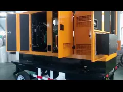 50 Hz 60 Hz генератор типа прицепа дизельный мобильный генератор электрический портативный генератор для строительства video