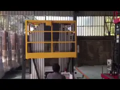 5.8м 8м 10м Гидравлическая подъемная платформа Алюминиевая рама Платформа воздушной работы video