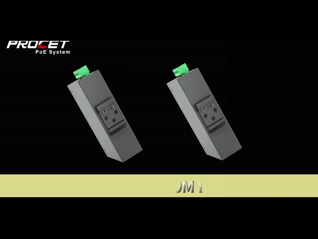 PROCET PT-PSE105GBS 10 Gigabit Media PoE Converter with 802.3bt PoE++ standard