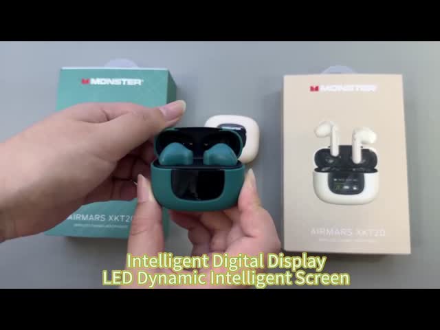 モンスターXKT20 1.5H 充電時間 TWS 無線イヤホン 革新的なBluetooth 53