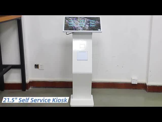 21.5 polegadas K Design Instalação em pé Quiosque de autoatendimento Com 1920 * 1080 resolução