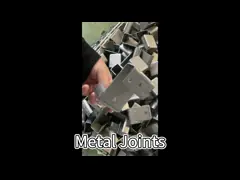 2.5 мм толщины Металлические трубы соединитель штамповки 160 градусов Металлический соединение ISO9001 video