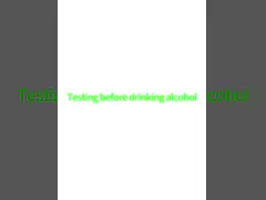 China 145g Portable Alcohol Breath Analyser With Printer Function Sensor supplier
