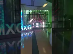 P3.91-7.82mm Прозрачный светодиодный дисплейный экран 6000 нитсов Алюминиевый шкаф video