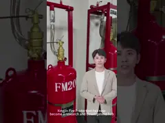 120L пожар контейнера FM200 - туша система для одиночного управления зоны video