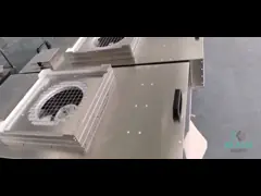 Блок фильтра Ффу потолочного вентилятора высокой эффективности для комнаты пыли свободной от чистой video