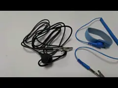 Проводной костюм наземной проводки ремешка ESD ткани для циновки ESD video