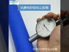 High Durability Customized Sticky Silicone Roller For Pre - Press Processing