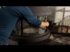 Indoor Carbon Steel Gas Hanging Fireplace For Housewarming