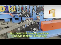 Cr12 Rack Upright Roll Forming Machine Box Beam Roll Forming Machine Warehouse (Машина для формирования ролика на стойке) video