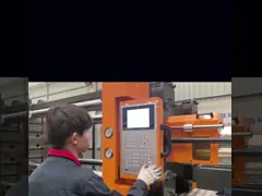 OUCO 220T горизонтальная машина для формования инжекцией серво кухонный нож вилка хранилище video