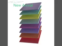 1 мм 10 мм Мороженный красный акриловый лист Перспективная плита 4ft X 8ft для столовой панели video