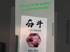 100 г цилиндрическая прозрачная пластиковая бутылка с бамбуковой крышкой для пустой крупы с кремом video