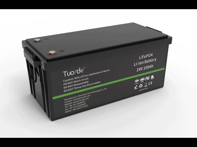 2560Wh 24V 25,6V 100Ah Equipamento de limpeza Baterias Bateria de substituição de ácido de chumbo