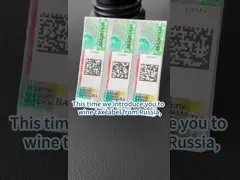 Disegno di sicurezza professionale Stampi fiscali personalizzati Hologrammi Anti-falsificazione Etichette di stampa