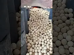 Огнестойкость 65% - 95% Алюминиевые керамические огненные шары video