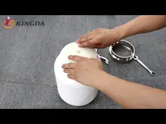 Máquina de moinho de bolas de laboratório de 1L com iluminação LED automática
